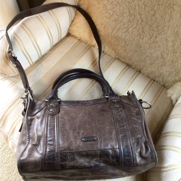 Frye distressed leather handbag - Picture 4 of 10